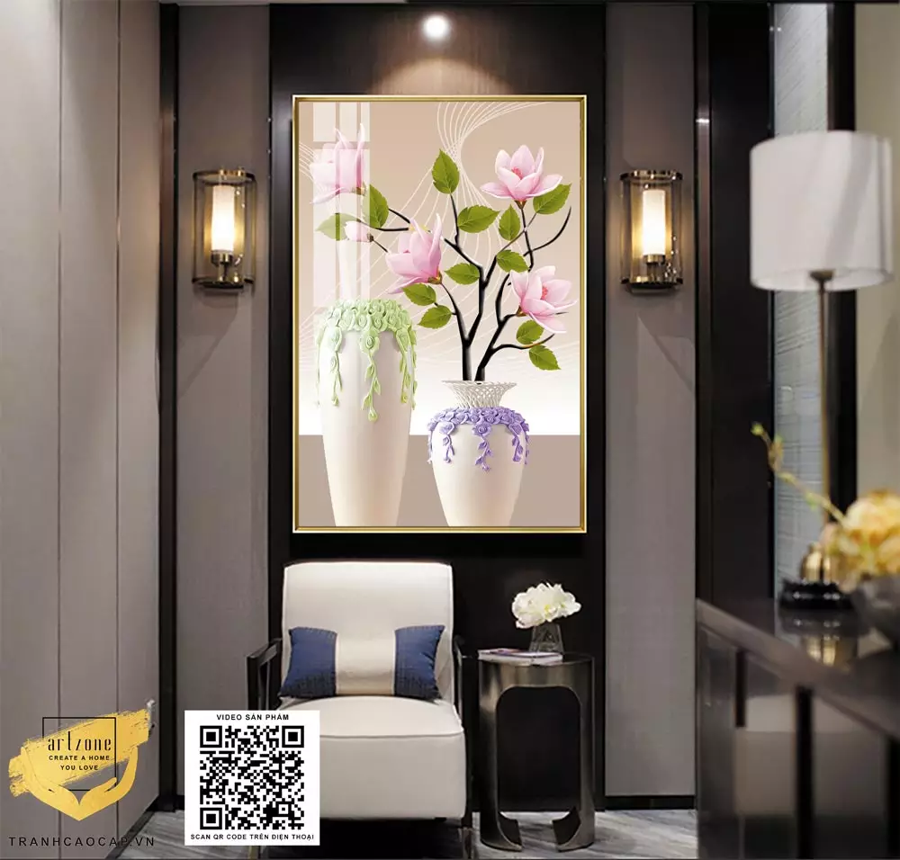 Tranh tĩnh vật Mica cho phòng ăn