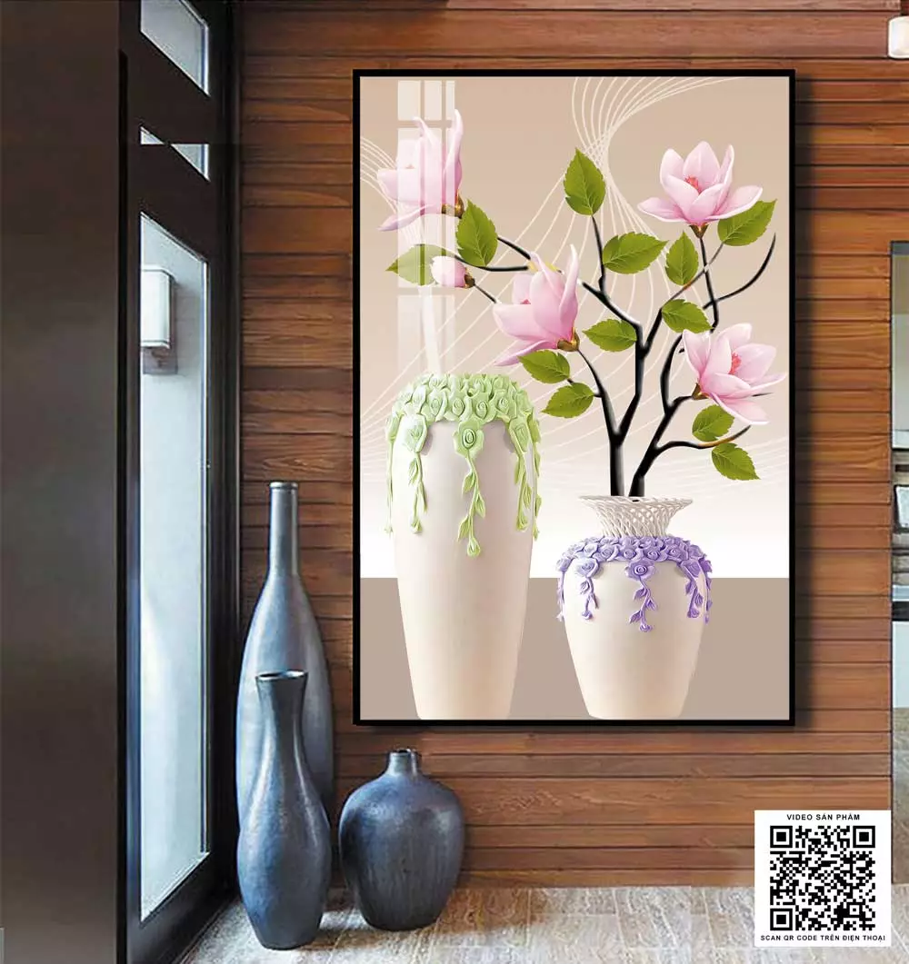 Tranh tĩnh vật Mica cho phòng ngủ