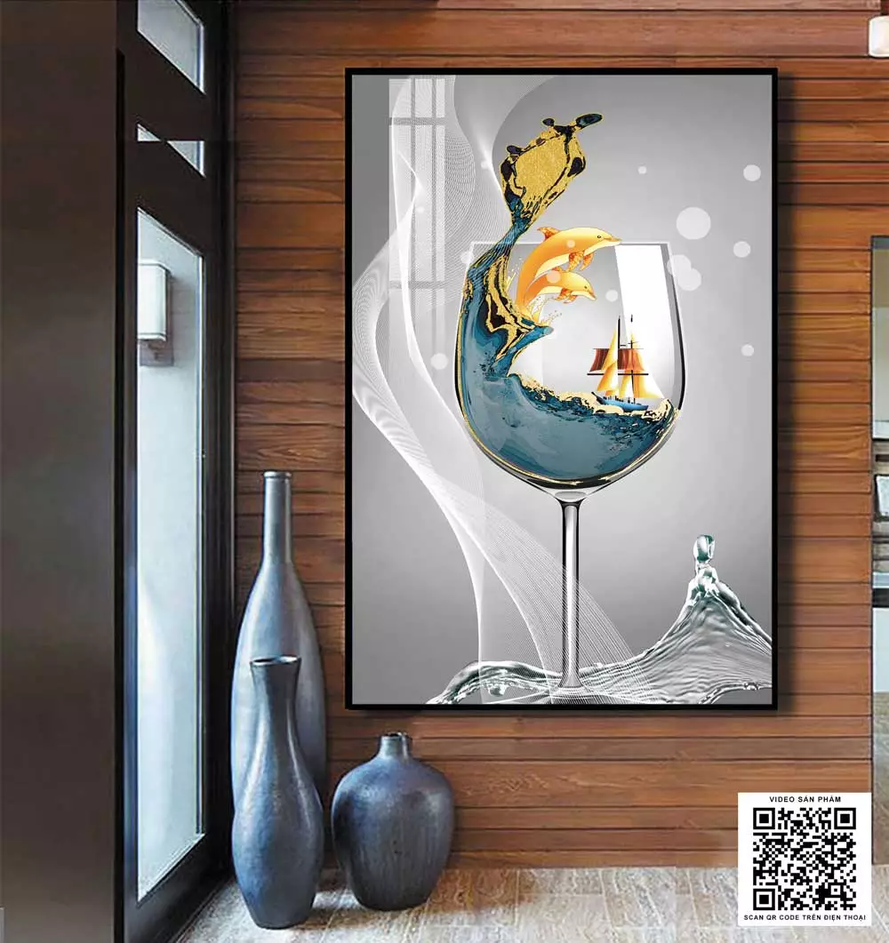 Khung composite và khung nhôm là lựa chọn phổ biến cho tranh tĩnh vật mica