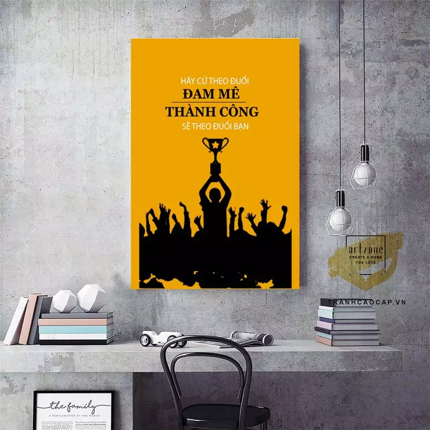 Tranh Mica Slogan Thể Hiện Văn Hóa Doanh Nghiệp