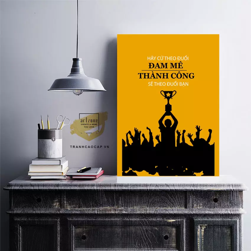 Tranh Mica Slogan Điểm Nhấn Cho Không Gian Văn Phòng