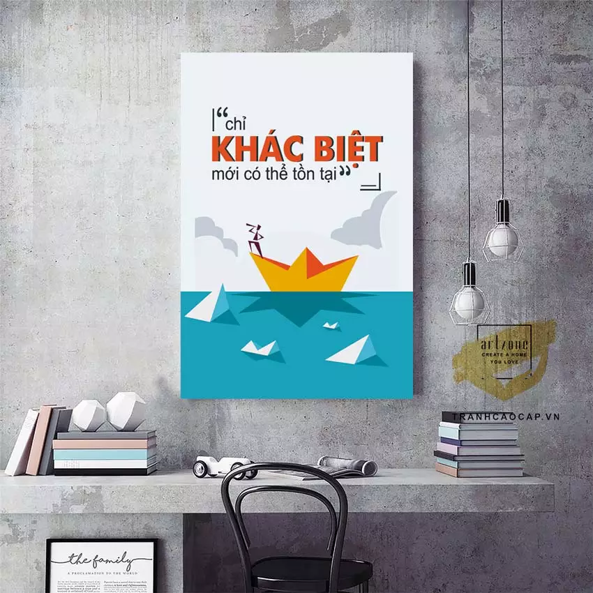 Tranh Mica AZ1-1465 với khung tranh nhôm