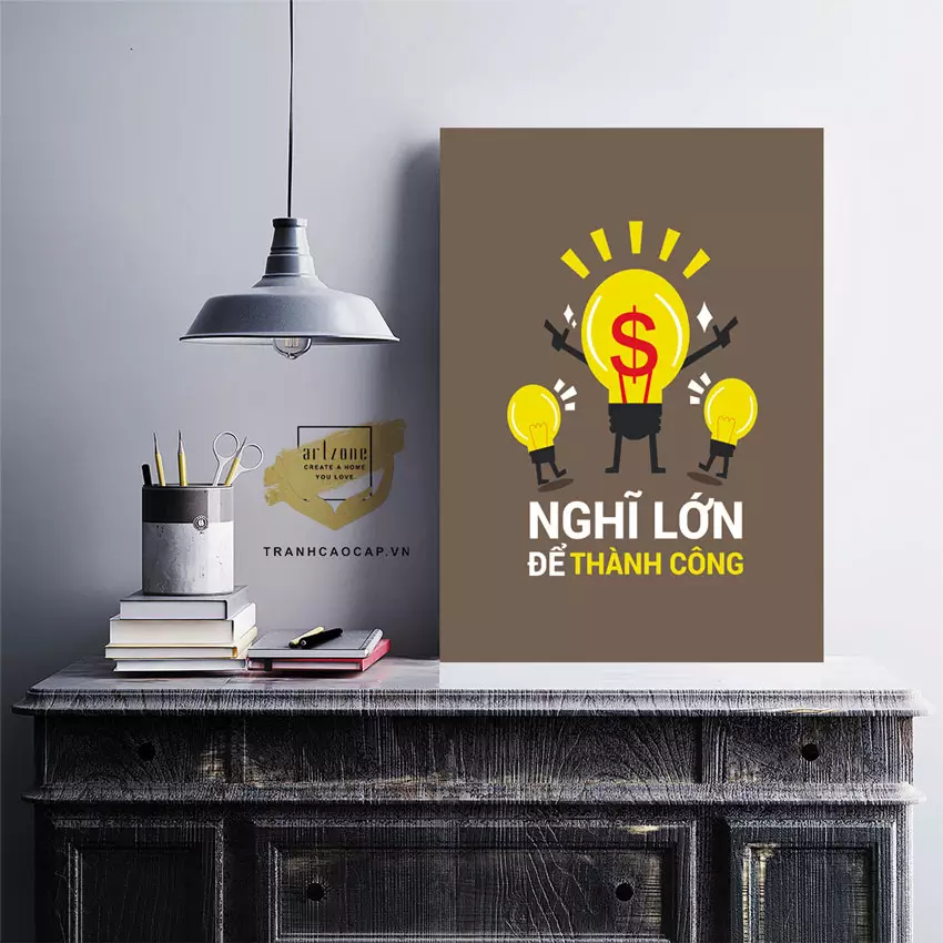 Tranh trang trí văn phòng đẹp và chất lượng tại Tranh Cao Cấp