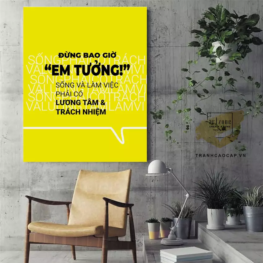 Tranh Mica treo tường văn phòng AZ1-1478 chất lượng cao