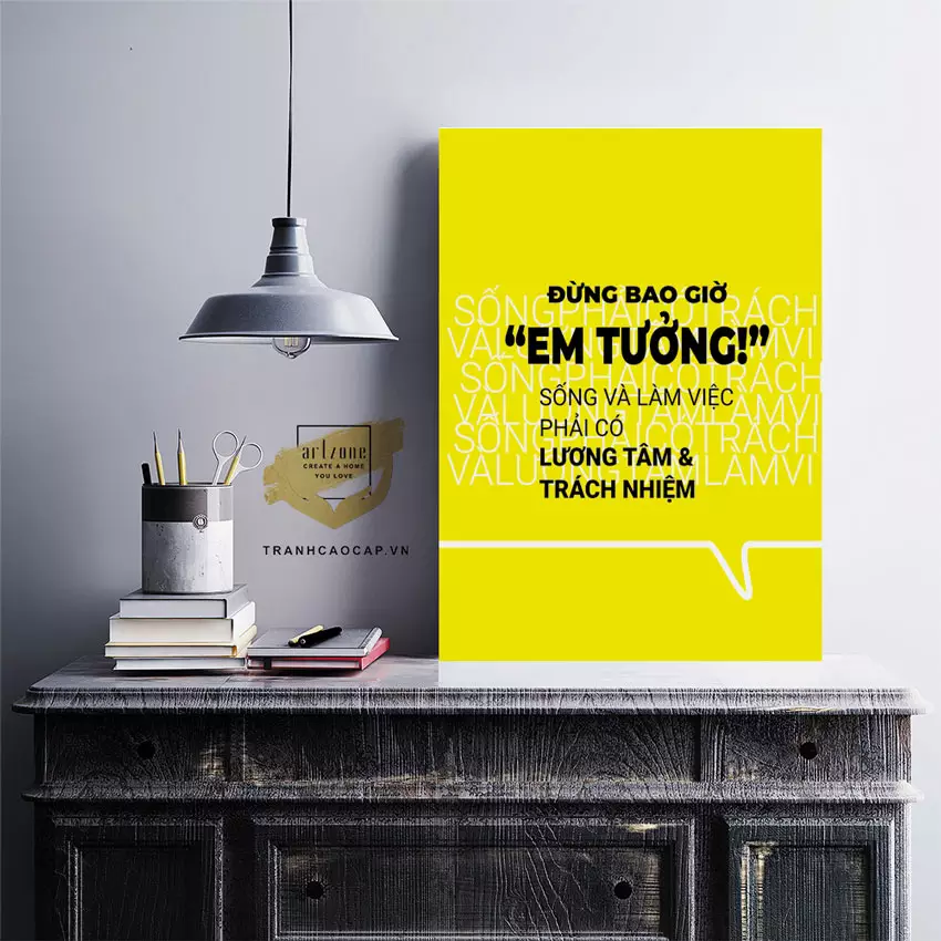 Tranh Mica treo tường văn phòng AZ1-1478 sang trọng và tinh tế