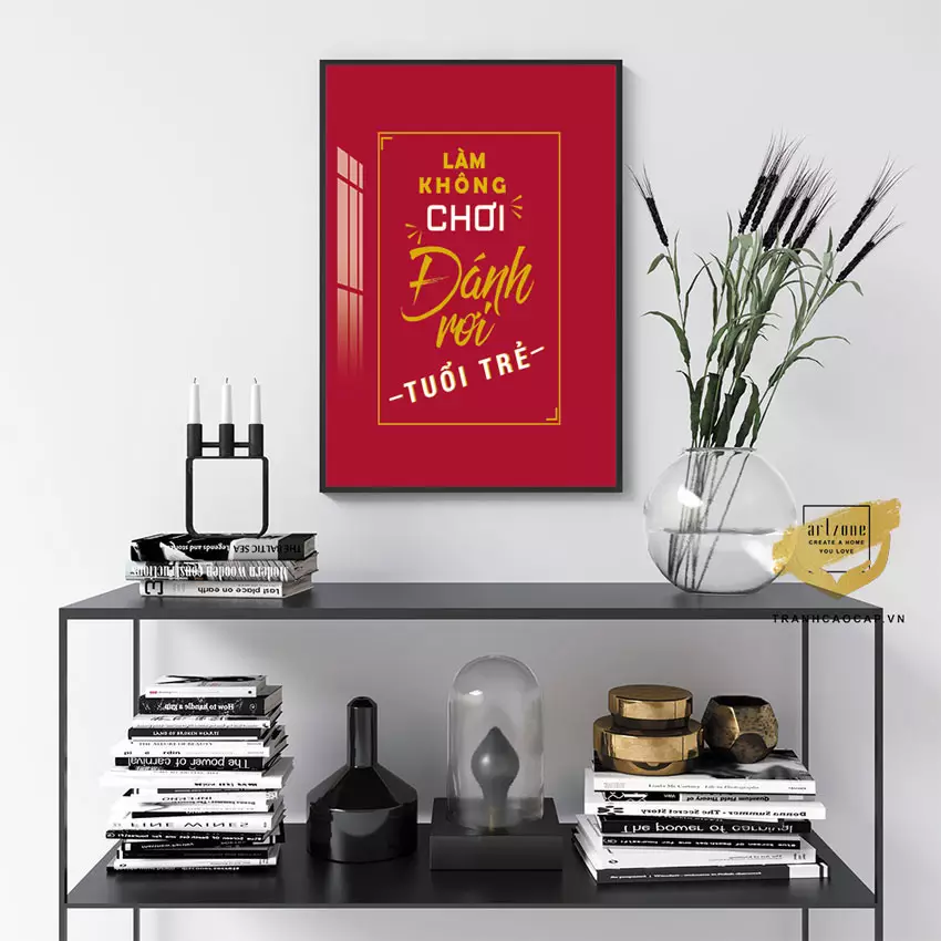 Tranh mica trang trí văn phòng hiện đại