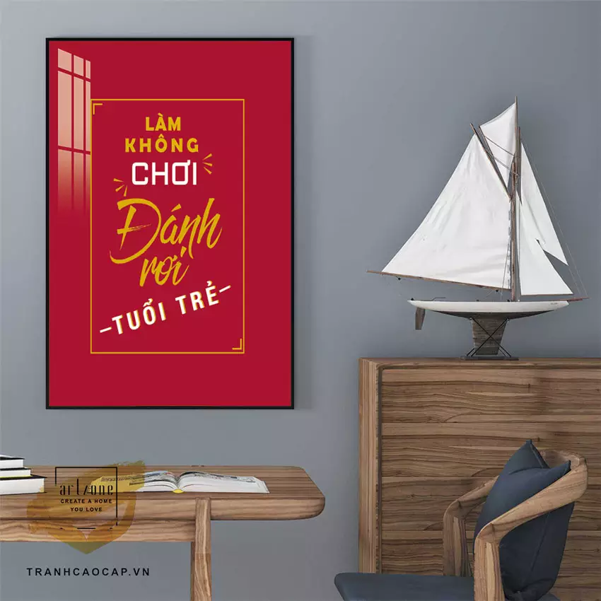 Chọn kích thước tranh cân xứng với không gian
