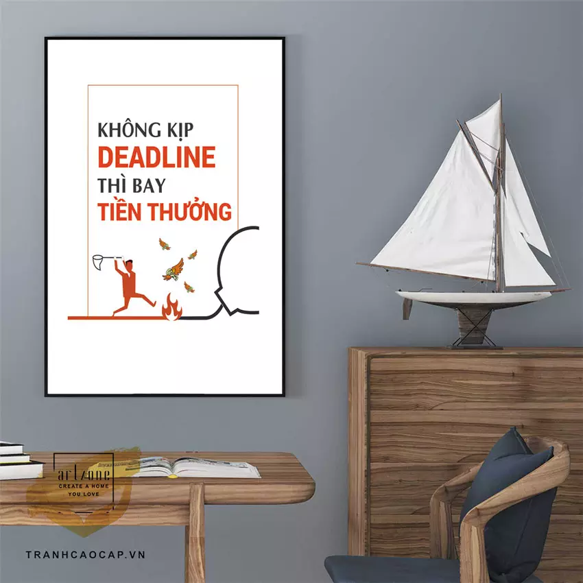 Chọn tranh phù hợp phong cách thiết kế văn phòng