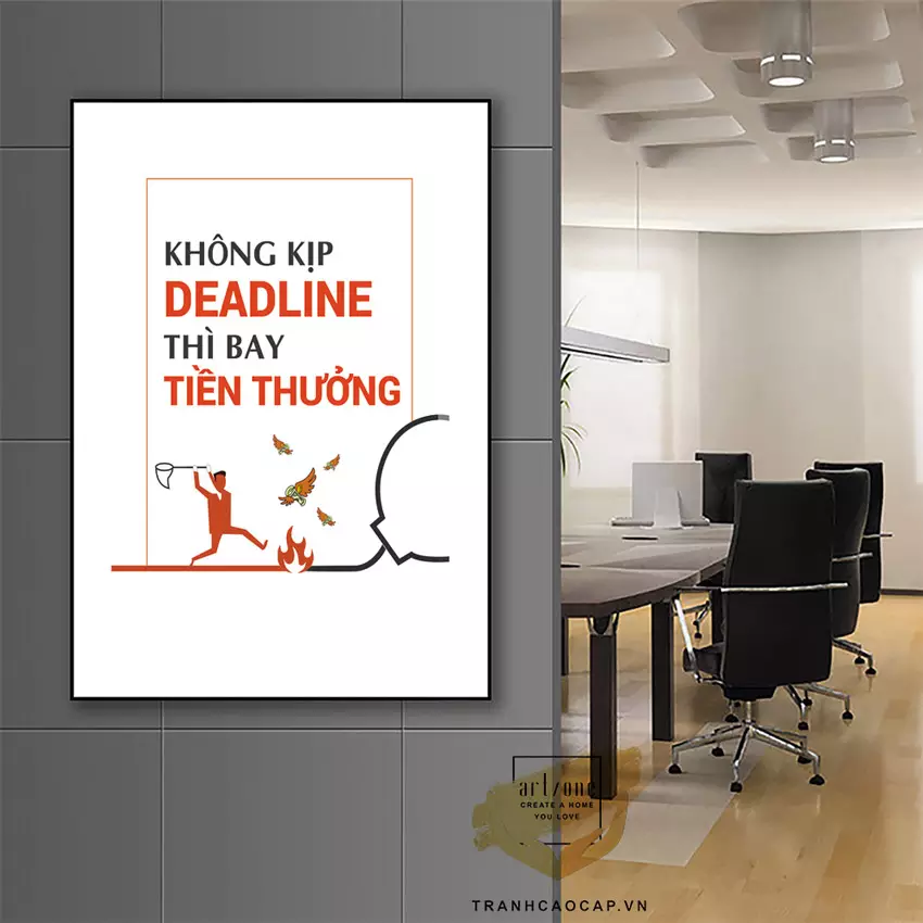 Sắp xếp tranh treo tường hợp lý