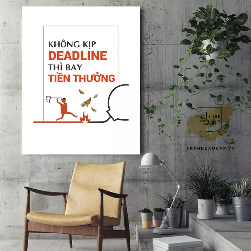 Cá nhân hóa không gian làm việc với tranh treo tường