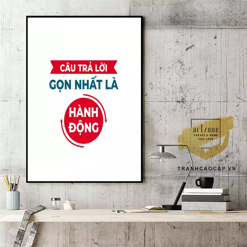 Ý nghĩa màu sắc trong tranh trang trí văn phòng