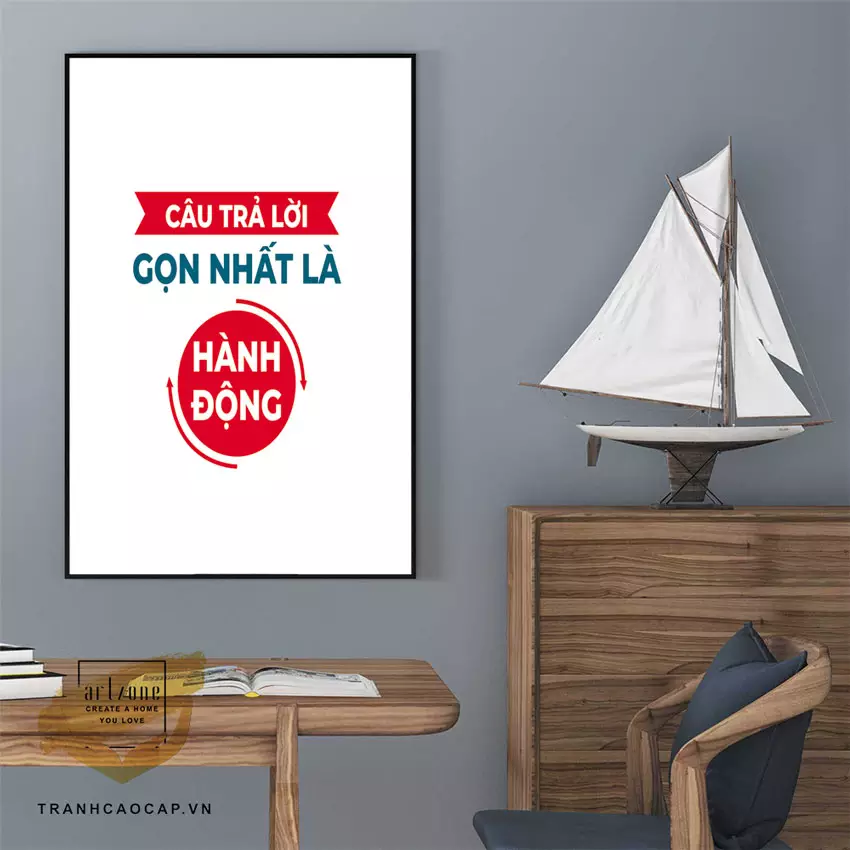 Lựa chọn kích thước tranh phù hợp với diện tích tường