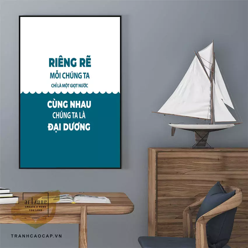 Tránh chọn tranh có nội dung tiêu cực cho văn phòng