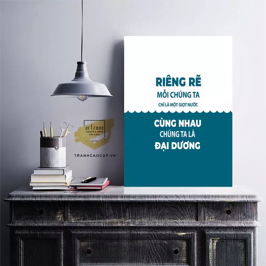 Tranh mica - lựa chọn hoàn hảo cho không gian văn phòng hiện đại