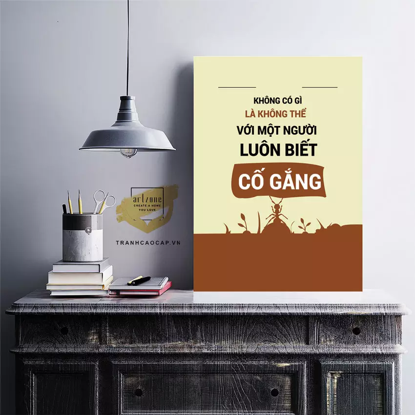 Tranh slogan treo tường văn phòng AZ1-1467 series Tranh slogan treo tường văn phòng AZ1-1467 series