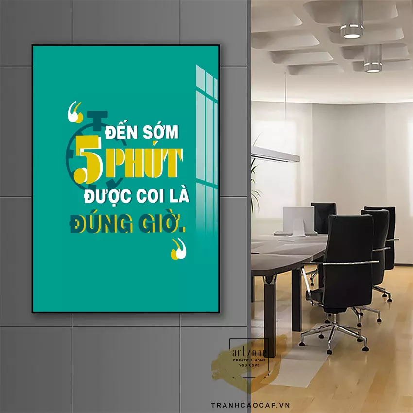 Tranh slogan mica - Thành công không phải là đích đến, đó là một hành trình