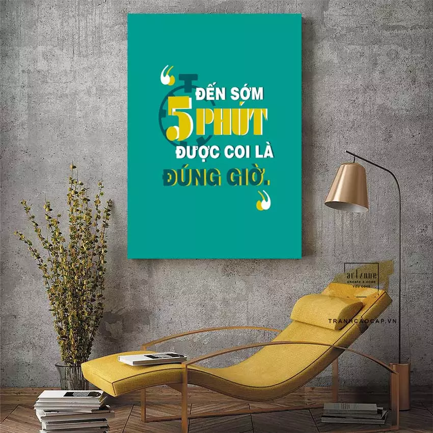 Tranh slogan mica - Đừng bao giờ bỏ cuộc