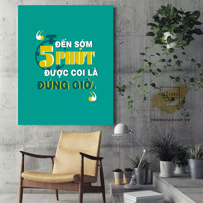 Tranh slogan mica - Teamwork makes the dream work
