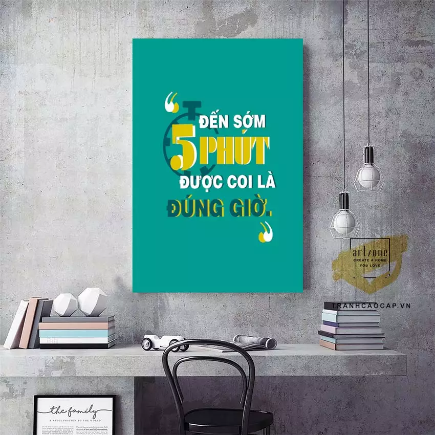 Tranh slogan mica - Think outside the box