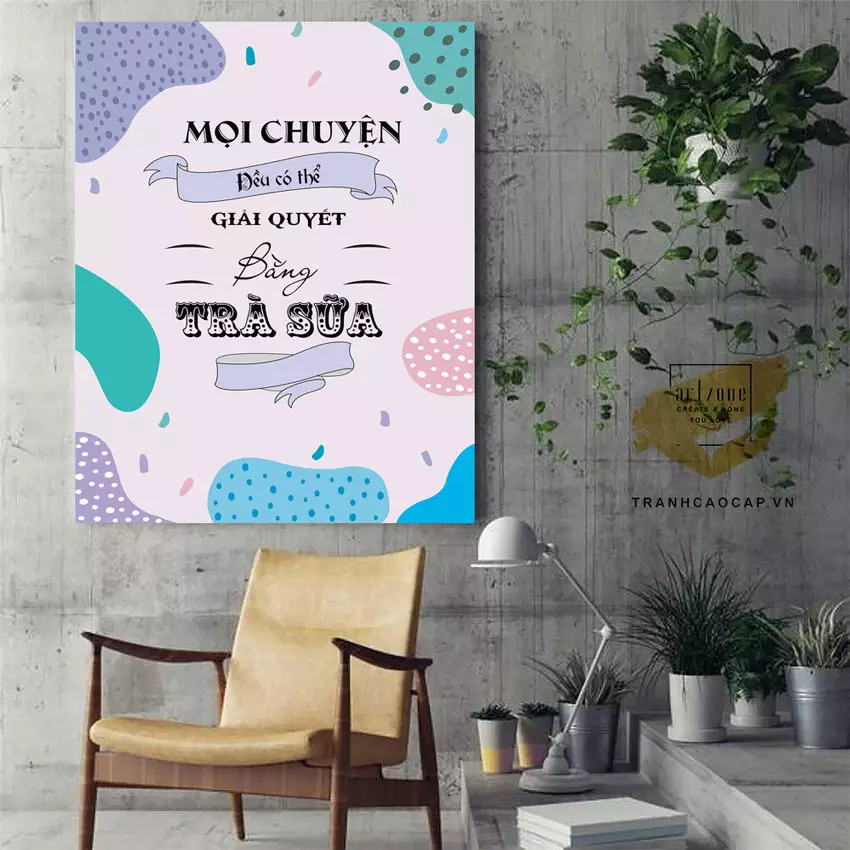 Hạn chế sử dụng quá nhiều tranh trong một không gian