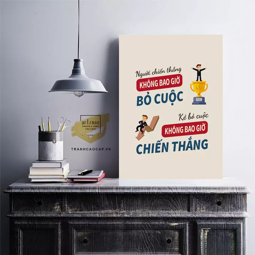 Trang trí không gian làm việc chuyên nghiệp với tranh mica AZ1-1474