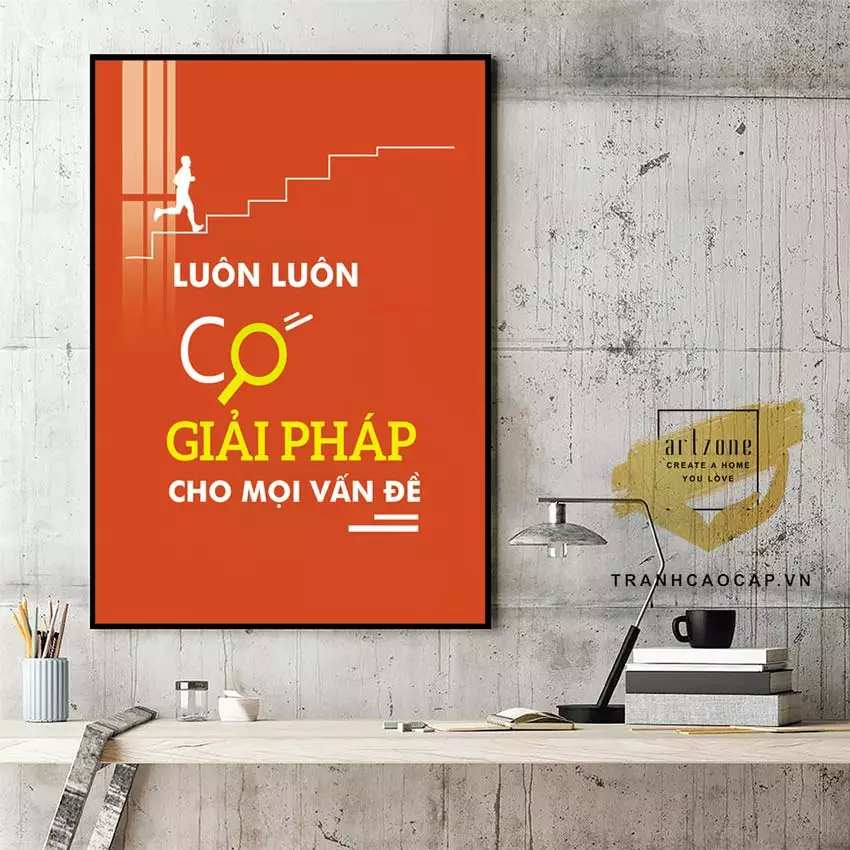 Đa dạng mẫu mã tranh mica trang trí văn phòng