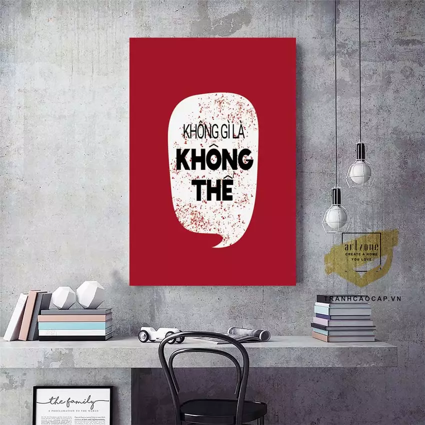 Tranh Mica AZ1-1487 Series trong không gian làm việc hiện đại