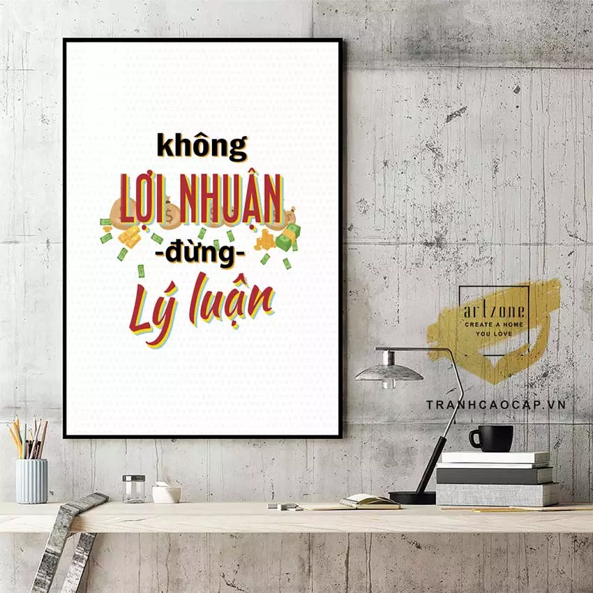 Ưu điểm của tranh mica treo văn phòng