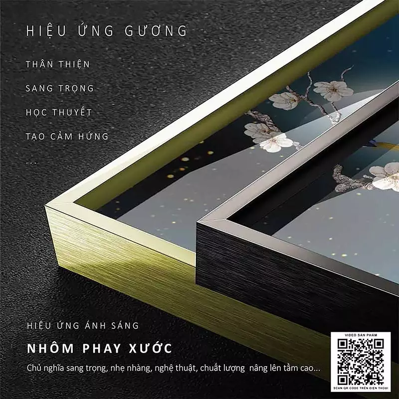 Bức tranh Mica AZ3-0175 trong không gian sống