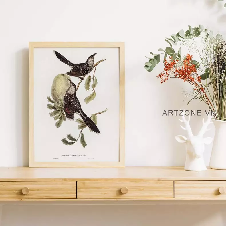 Ứng dụng tranh AZ1-0005-MICA trong phòng khách