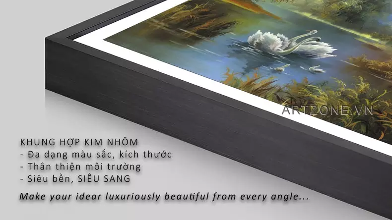 Sai lầm chọn kích thước tranh không phù hợp