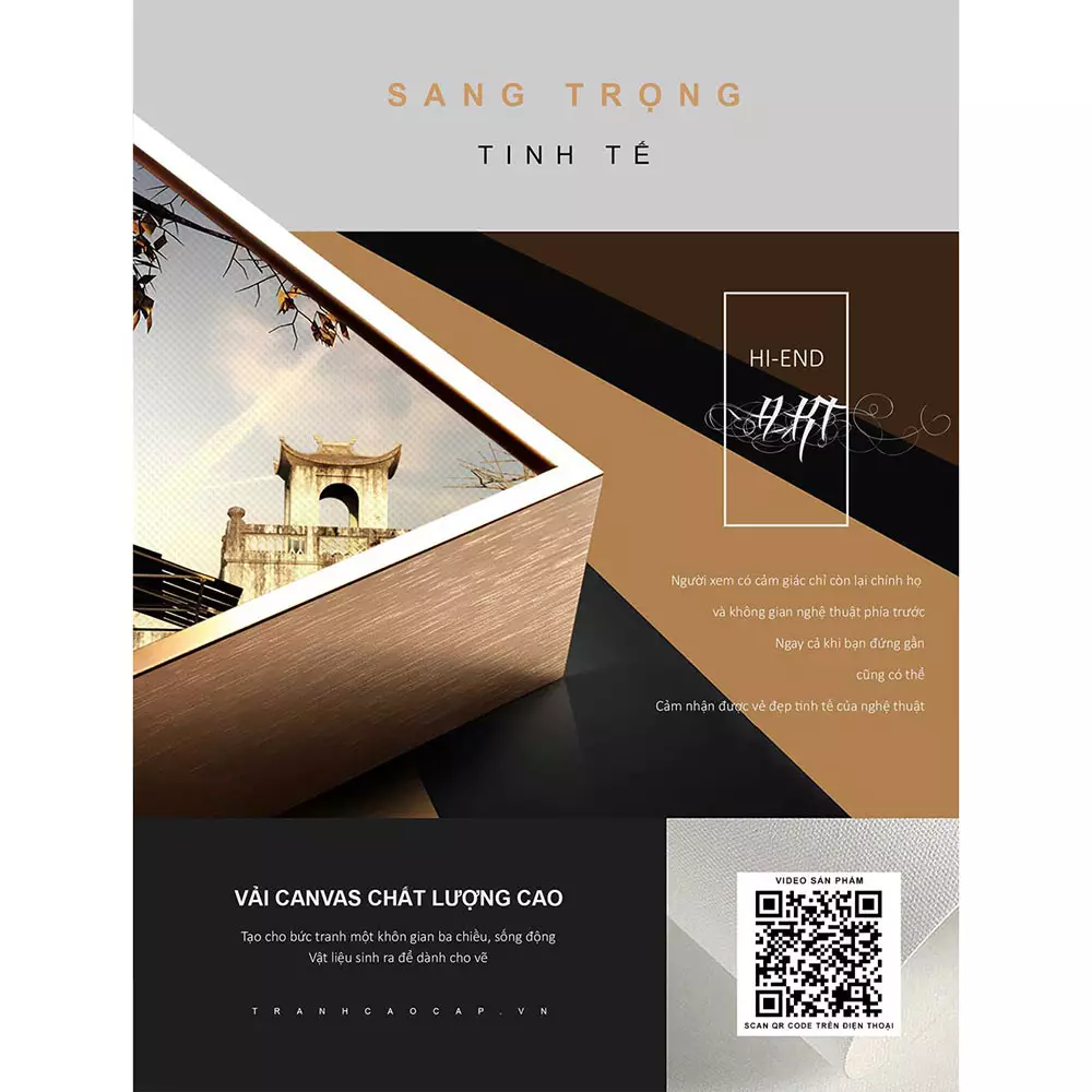 Tranh Hà Nội Xưa - Nét đẹp cổ kính của thủ đô