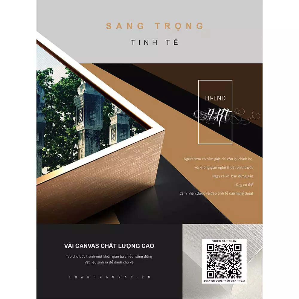 Bức tranh Hà Nội Xưa tái hiện vẻ đẹp cổ kính của thủ đô
