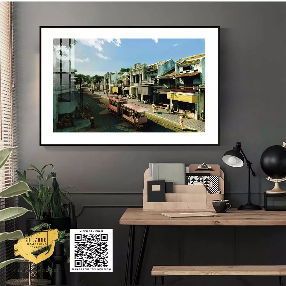 Bức tranh Hà Nội xưa - Di sản văn hóa trong không gian sống