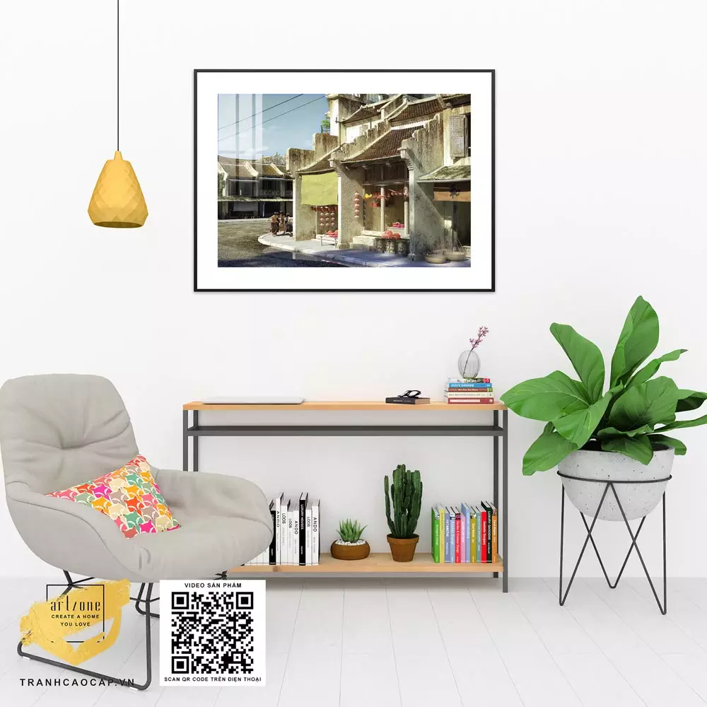 Tranh Hà Nội Xưa - Màu sắc và ánh sáng hài hòa