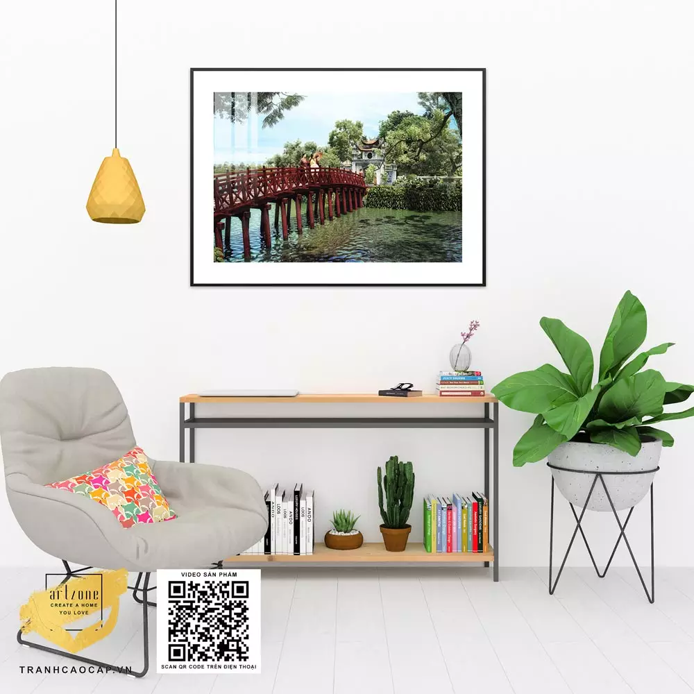 Tranh Hà Nội Xưa trong không gian kiến trúc cổ