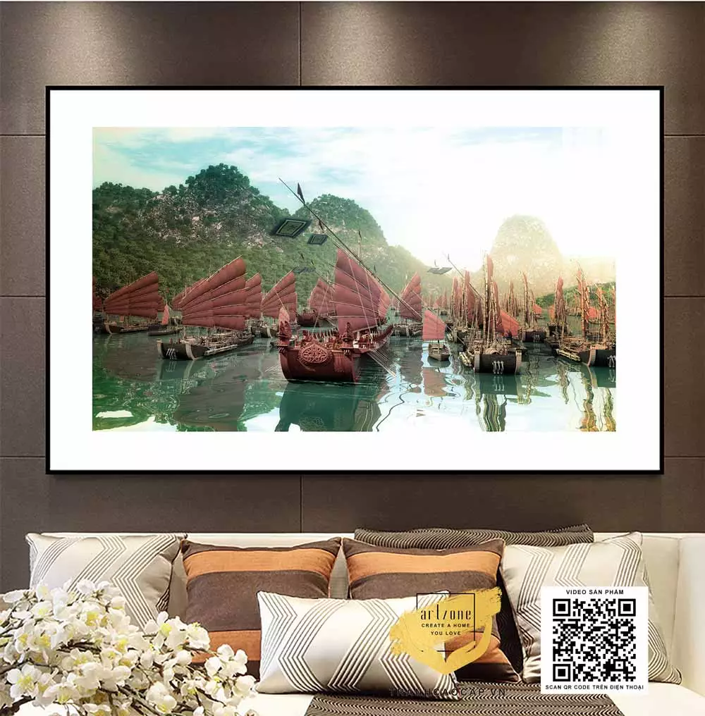 Chất liệu Mica cao cấp của tranh Hà Nội Xưa