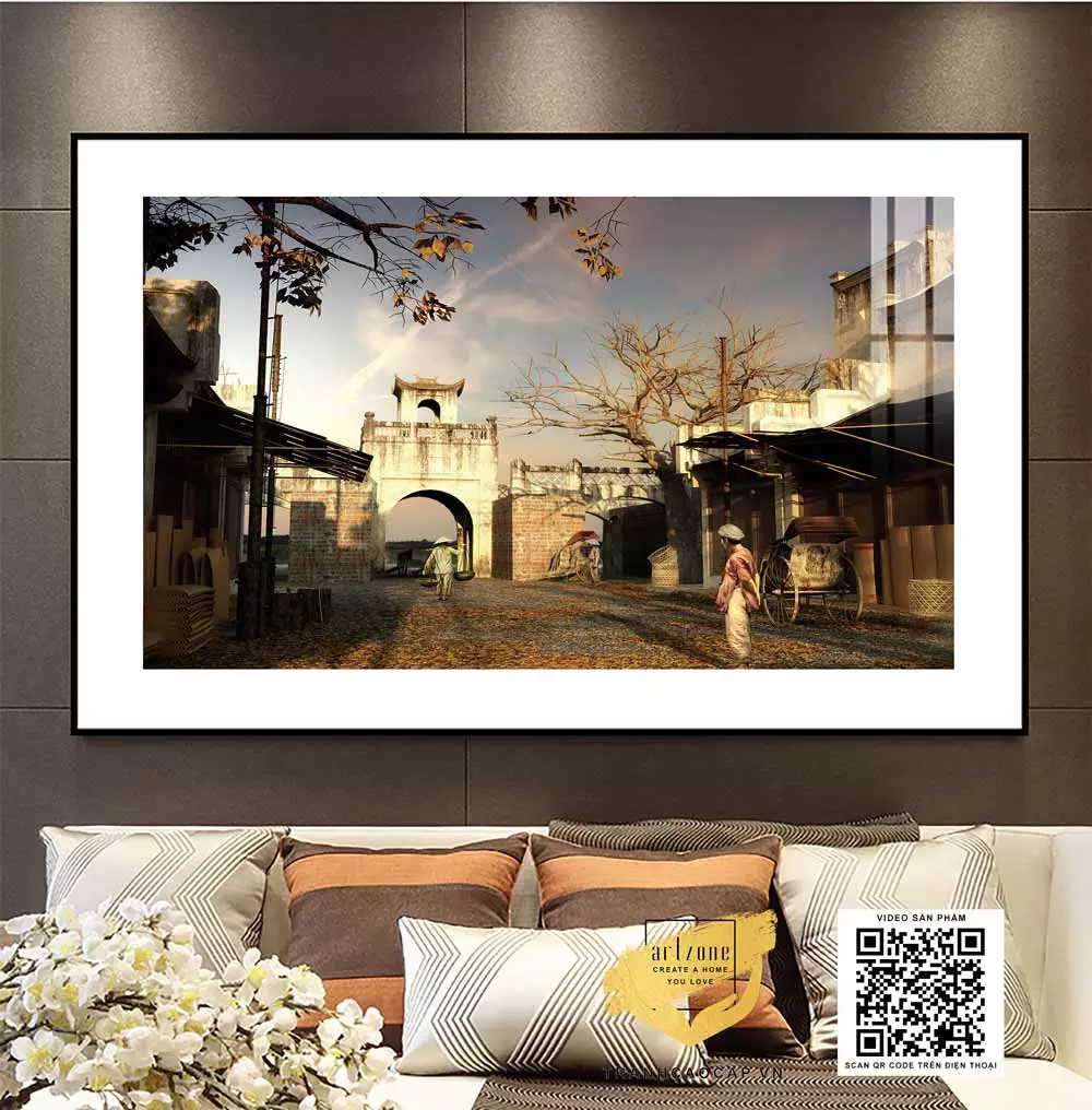 Tranh Hà Nội Xưa AZ1-0952-MICA