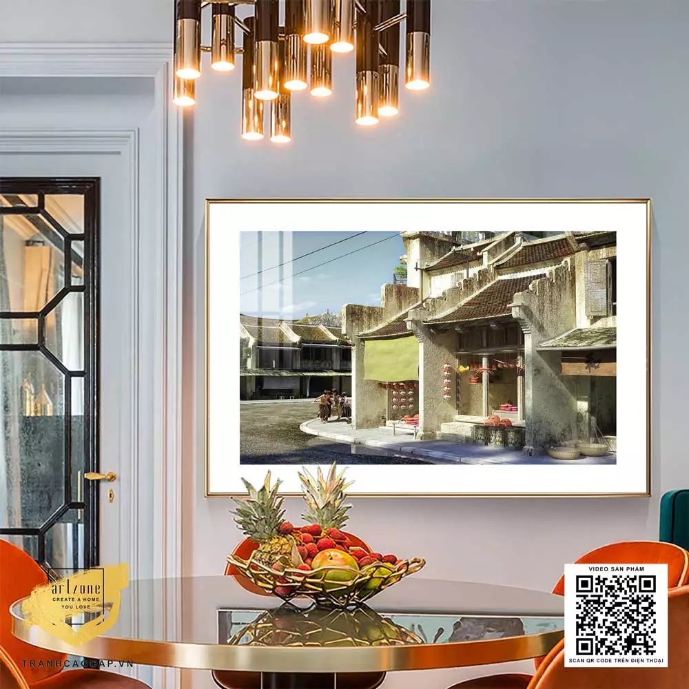 Tranh Hà Nội Xưa - Khoảng trống giữa các bức tranh