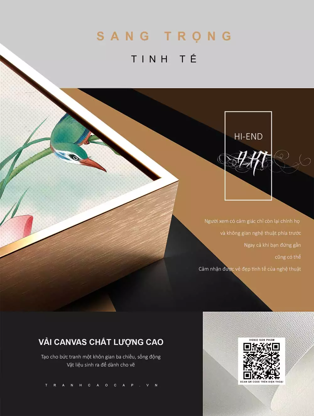 Tranh mica hoa sen mang ý nghĩa về sự thanh khiết và giác ngộ