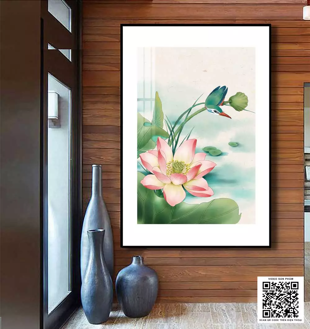 Tranh hoa lá mica - Lựa chọn hoàn hảo cho không gian sống
