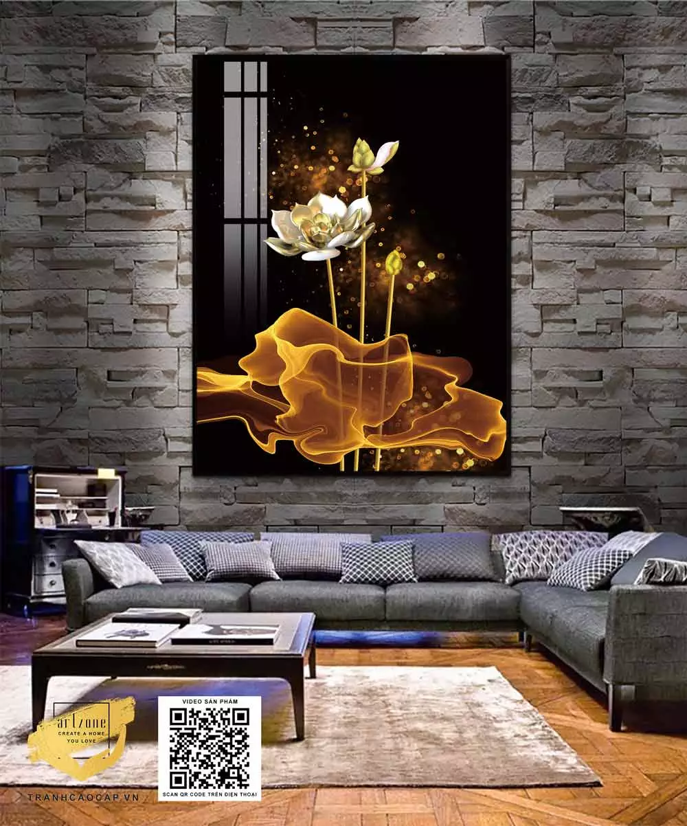 Tranh Cao Cấp - Nơi lựa chọn tranh hoa lá mica 3D chất lượng