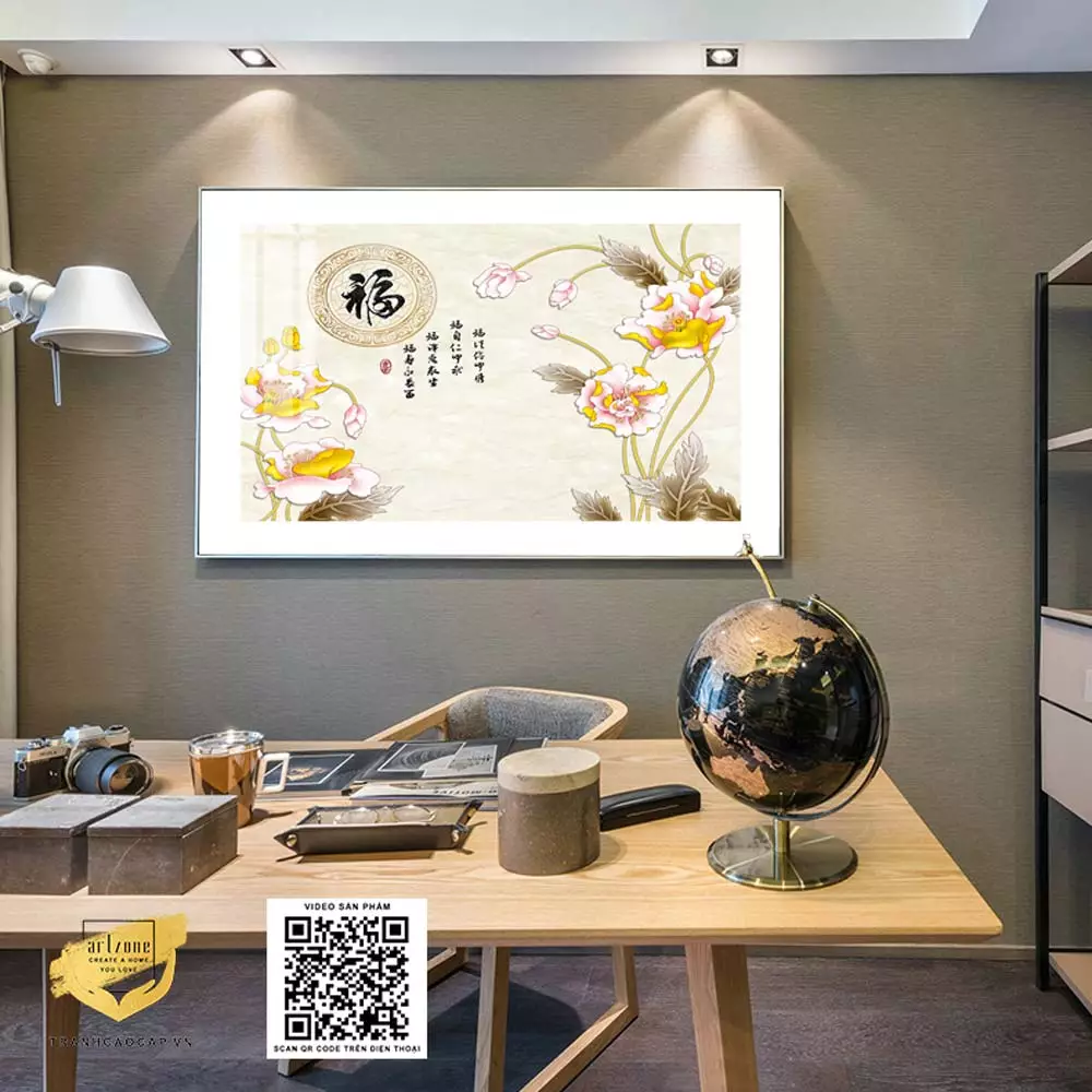 Chọn vị trí treo tranh phù hợp để tôn lên vẻ đẹp của tác phẩm