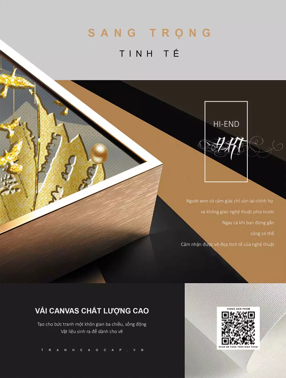 Ưu điểm tranh treo tường mica