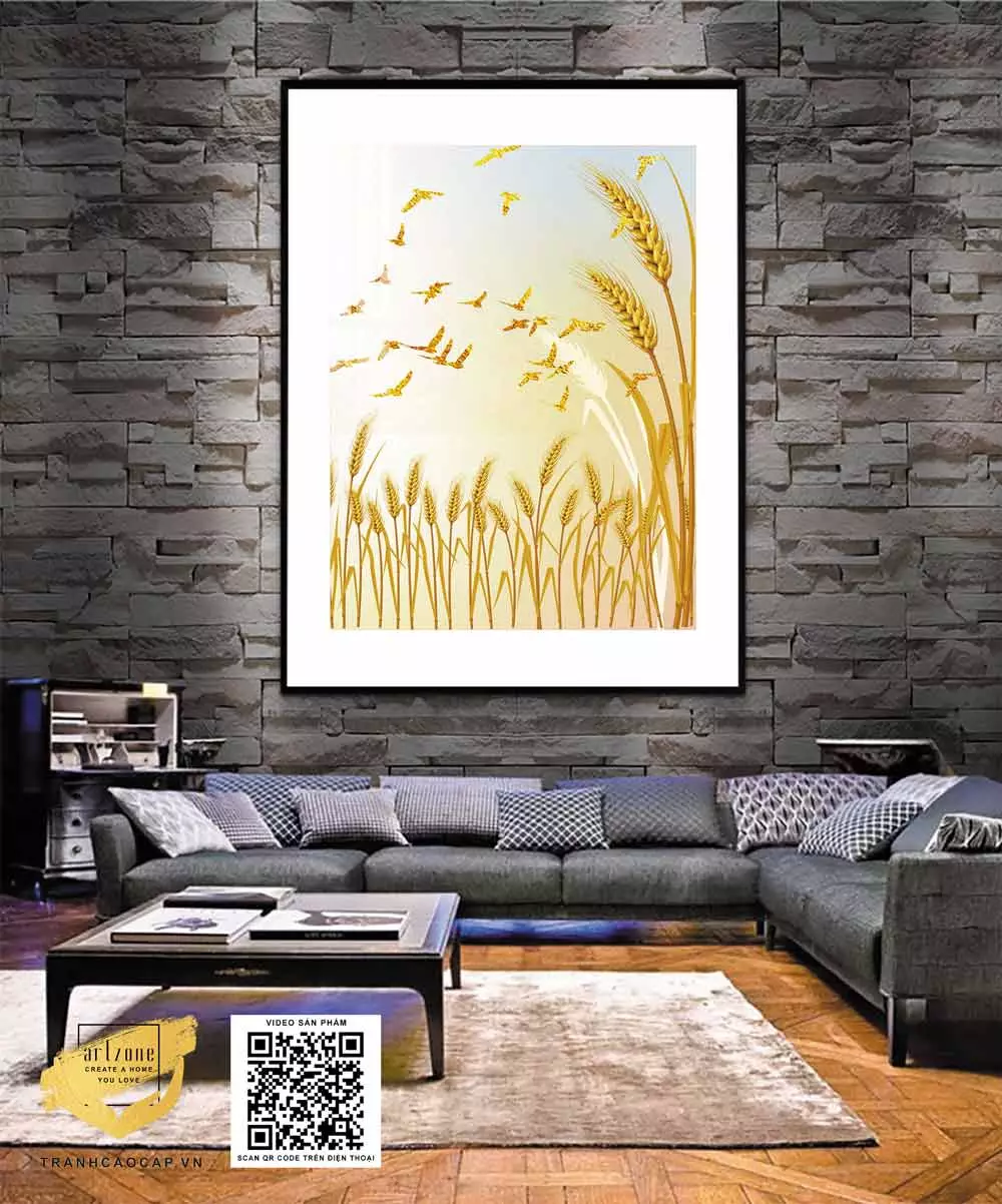 Chiều cao treo tranh lý tưởng