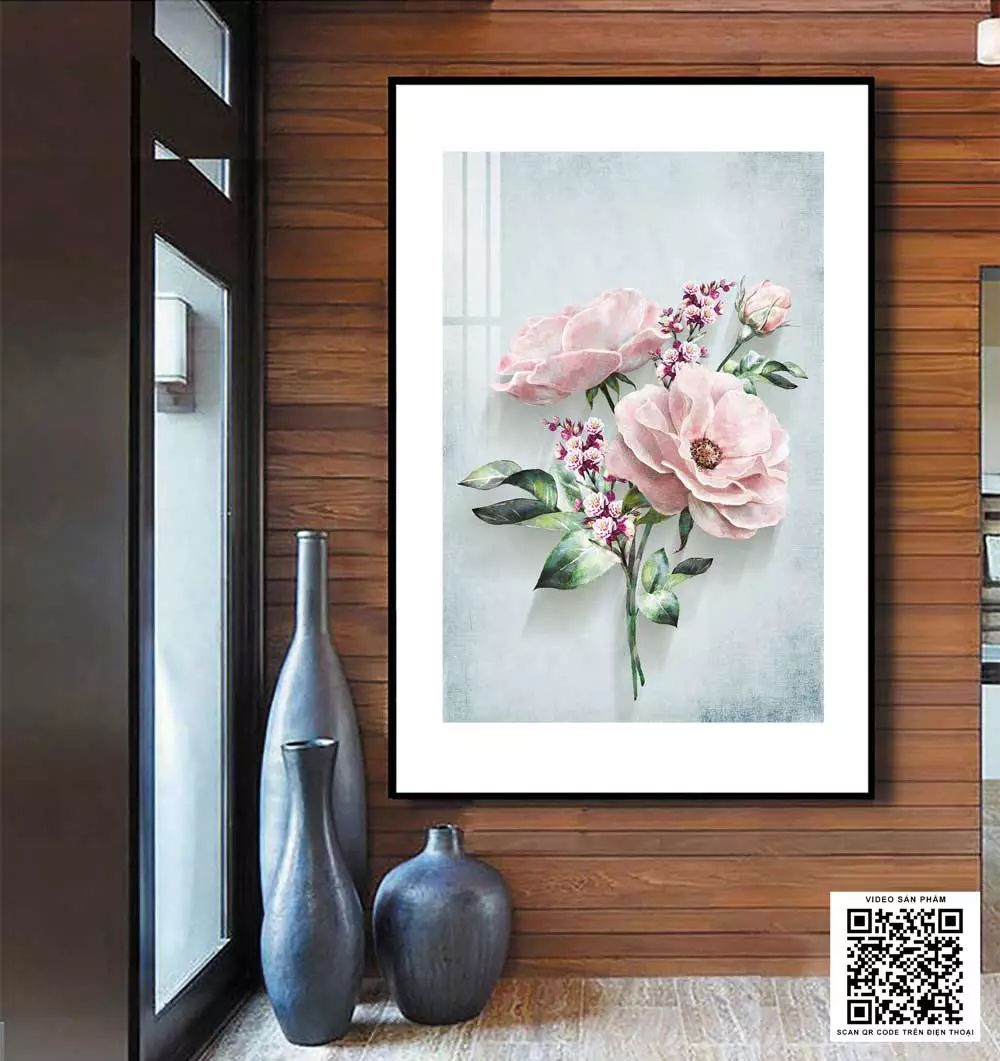 Tranh Những Đoá Hoa trong không gian nội thất