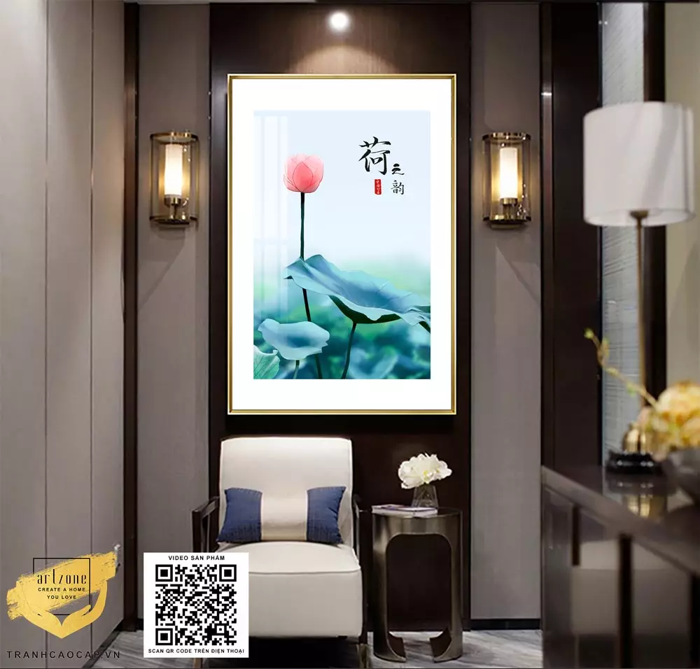 Ưu điểm của tranh hoa lá mica AZ1-0879
