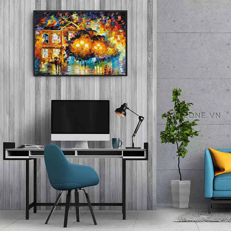 Chất liệu Mica cao cấp giúp tranh bền đẹp