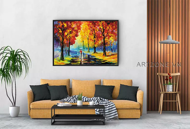 Lựa chọn kích thước tranh phù hợp với không gian