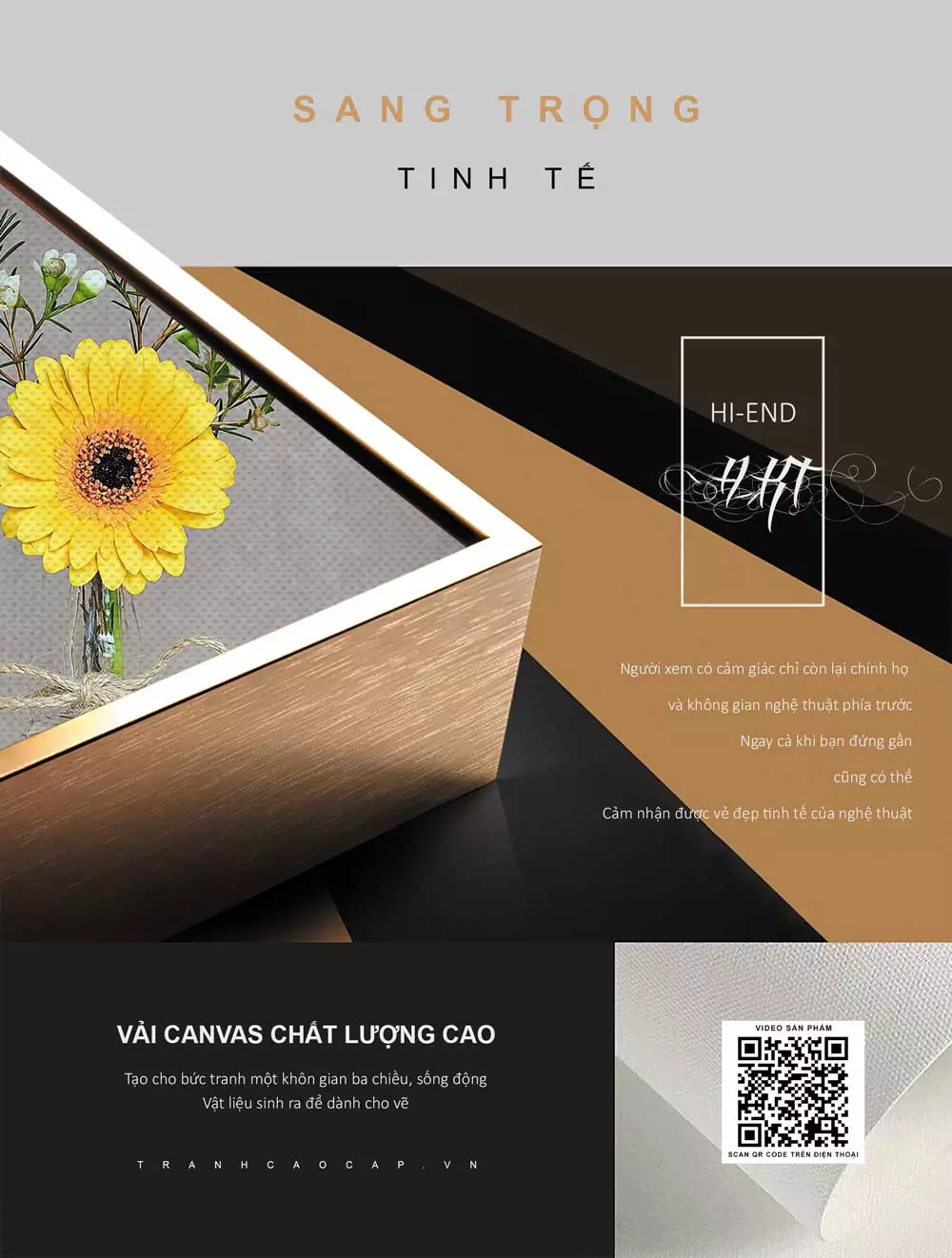 Chọn tranh phù hợp với phong cách nội thất là yếu tố quan trọng